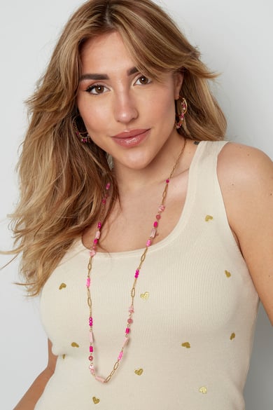 long necklace summer feeling - beige  h5 Picture2